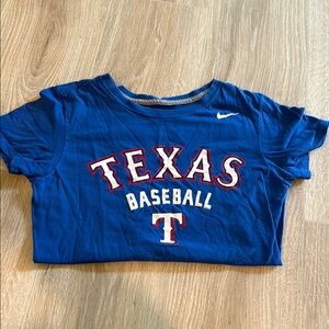 Nike Blue Short Sleeve Tee Texas Baseball